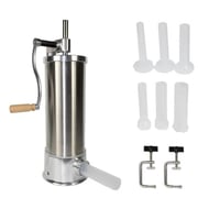 Masina de umplut carnati, 5 Kg, 6 x palnii incluse, vertical din inox, Elefant KY-2010