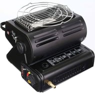 Aragaz portabil si incalzitor Micul Fermier, GF-0630, 2 in 1, 1.3 KW negru