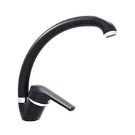 Baterie bucatarie, rotativa, monocomanda, cartus ceramic, negru, Fleko FZUF-MD275