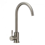 Baterie bucatarie Mixxus SUS-011 din otel inoxidabil, monocomanda, racorduri incluse, cromat,