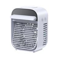 Ventilator portabil, ac cooler, 3 trepte viteza, 7.5W, umidificare, rezervor 180ml