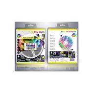 Banda LED impermeabila RGB cu telecomanda, mufa usb, lungime 5 metri