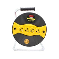 Prelungitor cu Tambur, 20 M, 3 x 2.5mm, 4 Prize, Maner Transport