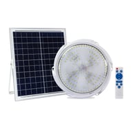 Aplica plafoniera cu panou solar, 60W, lumina alb rece + alb cald combinat, ip44, telecomanda