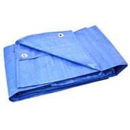 Prelata impermeabila 3x4m cu inele, tratata UV, rezistenta la apa, 90 g/mp, albastru