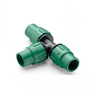 Teu pentru banda picurare, 16 x 16 x 16 mm, cu piulita