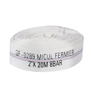 Furtun de irigat tip pompier, 2 TOLI , lungime 20 m, presiune 8 bari, Micul Fermier GF-0289