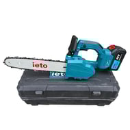 Drujba cu acumulator, IETO, 2 baterii 48 V Li-ion, 1000 W, lungime sina 12 inch, rezervor ulei, pompita ungere