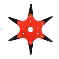 Disc motocoasa pentru tuns iarba cu cutite pliabile, 255x25,4mm