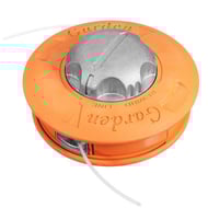 Tambur motocoasa automat portocaliu cu buton metalic Easy Feed M10, pas 1.25 (GF-1680)