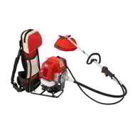 Motocoasa cu prindere tip rucsac Micul Fermier GF-1550, motor 2 timpi, 3.5 kW, 4.76 CP, 7 accesorii, tija flexibila