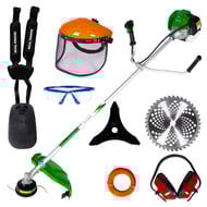 Motocoasa pe benzina Micul Fermier GF-0915, 2 timpi, 3.5 kW, 4.6 CP, accesorii incluse