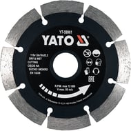 Disc diamantat de taiere segmentat, 115x22.2x1.8 mm, taiere umeda si uscata, Yato YT-59961
