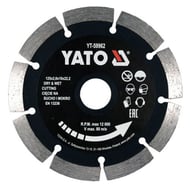 Disc diamantat de taiere segmentat, 125x22.2x2 mm, taiere umeda si uscata, Yato YT-59962