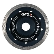 Disc diamantat de taiere continuu, 125x22.2x1.6 mm, taiere umeda si uscata, Yato YT-59972