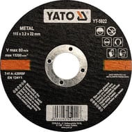 Disc Debitat Metal 125 X 1.2 X 22mm Yato YT-5923