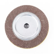 Disc perie lamelar smirghel, 150 mm, polizor, suport metalic, diametru ax 25mm