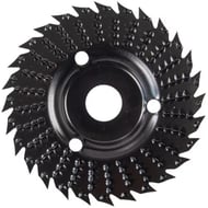 Disc circular slefuit, modelat, raspel, otel carburat, pentru lemn, plastic, ipsos, 125x22.2 mm