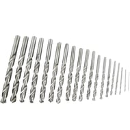 Set burghie metal Ø1-10mm, 19 piese, DIN 338, Bebona AY001-152