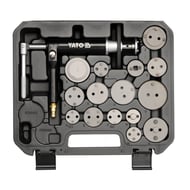 Trusa universala cu presa si adaptoare pentru etrier frana pneumatica, 16 piese, Yato YT-0671