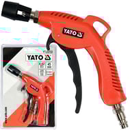 Pistol de suflat cu aer comprimat cu duza turbo Yato YT-23722, 1/4, 6.2 Bar, 45 mm