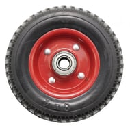 Roata carucior, mare, cauciuc brut striat, rulment 6203, 250-4 (8 ")