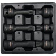 Set Chei Impact tip Spline 1/2", 6 Bucati, Yato YT-10652