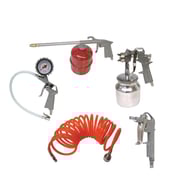 Kit Compresor Aer 5 piese, Furtun Presiune si Pistol Umflat, Lichid , Vopsitorie si Suflat Aer (AYM)