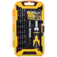 Set surubelnite cu biti, Vorel 64385, 41 piese