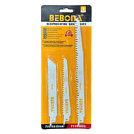 Set 5 panze fierastrau tip sabie pentru metal si lemn, Bebona PTA90005