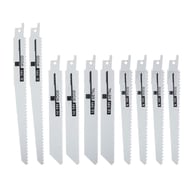 Set panze fierastrau electric tip sabie pentru lemn si metal, 10 piese