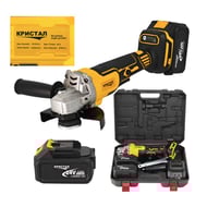Polizor unghiular / Flex cu acumulator CRISTAL , 24 V, valiza transport, 2 baterii incluse 4Ah, 125 MM, 10000 RPM