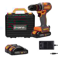 Masina de gaurit / insurubat, cu percutie, Haina H-1112, cu 2 acumulatori, 21 V, Li-Ion, 40 Nm