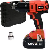 Masina de insurubat, cu impact, motor fara perii, Yato YT-82806, 1 acumulator, 18 V, 3 Ah, Li-Ion