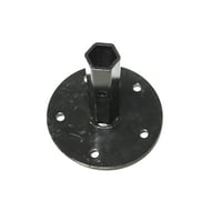 Manicot roata motocultor baza rotunda, interior hexagon 23 mm, lungime 120 mm