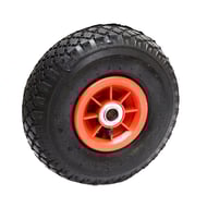 Roata liza, janta plastic, 4.10/3.50-4 2PR, ax 16 mm