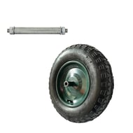 Roata pentru Roaba cu Ax Inclus, Dimensiune 3.50-8