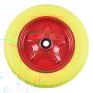 Roata roaba din spuma poliuretanica cu rulment, 3.00-8/4.00-8, Ax 20mm