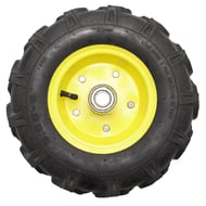 Roata Roaba - TT - ax 20mm - rulment - crampoane - 3.50-6 4PR