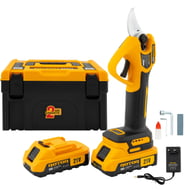 Foarfeca electrica de gradina, pentru taiat crengi pomi, ROTOR RSB21 21 V, cu 2 acumulatori Li-ion 3000 mAh