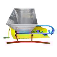 Zdrobitor struguri cu desciorchinator, manual, Micul Fermier GF-1437, cuva 20 L