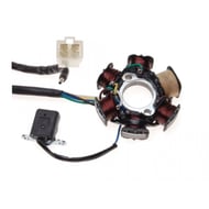 Magnetou / stator aprindere Atv 110cc - 125cc, 6 bobine, 5 fire, model ZQ2001