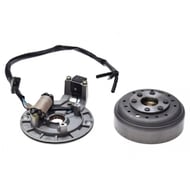 Magnetou / stator aprindere + Volanta Cross YX140 (model cu 1 bobina)