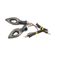 Set Doua Semnalizari Moto cu Led 12V, Lumina Galbena