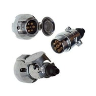 Fisa + priza remorca 7 pini din metal