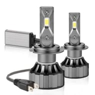SET 2 BECURI AUTO, LED H7 CU VENTILATOR, 120W, PLUG & PLAY, IP68, 12000lm, 6000K, 12V, CANBUS, Alb Pur