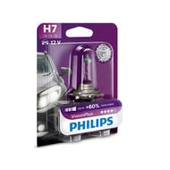 Bec auto cu halogen pentru far Philips H7 Vision Plus, +60%, 12V, 55W