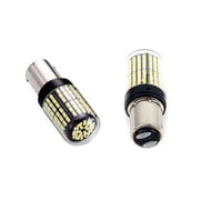 Set 2 becuri Led, BAY15D / 1157G, cu 2 faze P21/5w marsarier si pozitie, 144 SMD 3014, culoare alb, tensiune, 12v
