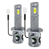 Set 2 Becuri Auto Led H1, 180W, Plug&Play, ventilator , 24000lm, 6000K, Ip68, 12v