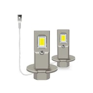 Set 2 Becuri Led Auto, H3, 120W, Lumina Alb-Rece, 15.000 Lumeni, 6000K